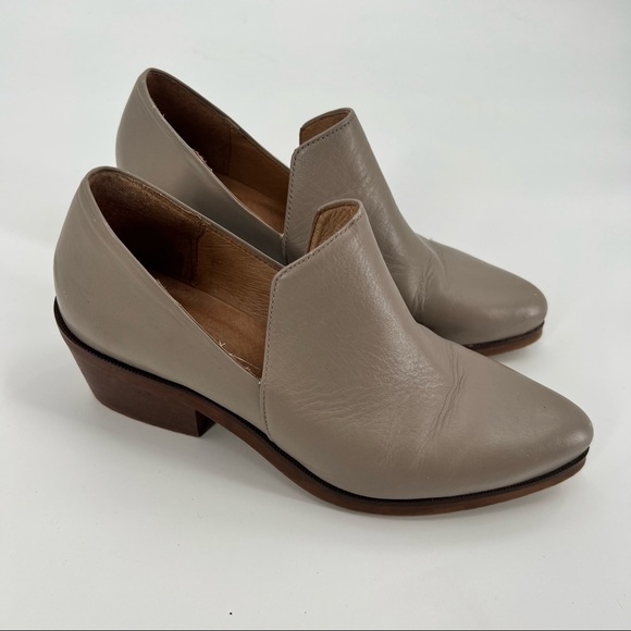 Intentionally grey leather boots shoes size 6 (euro 36) - Picture 7 of 12